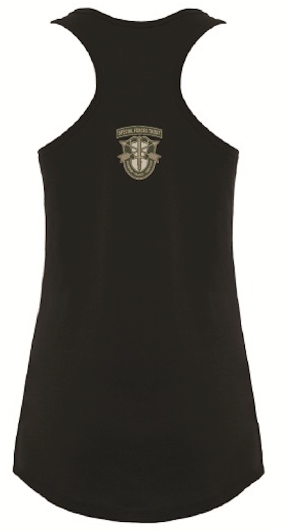 Special Forces Trust Women’s Racerback Tank – Black